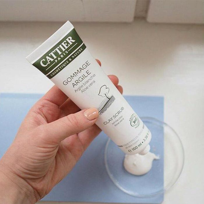 tay te bao chet cattier gommage argile 100ml 2