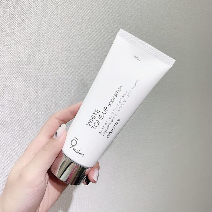 Kem dưỡng trắng body 9wishes White Tone up Body Serum