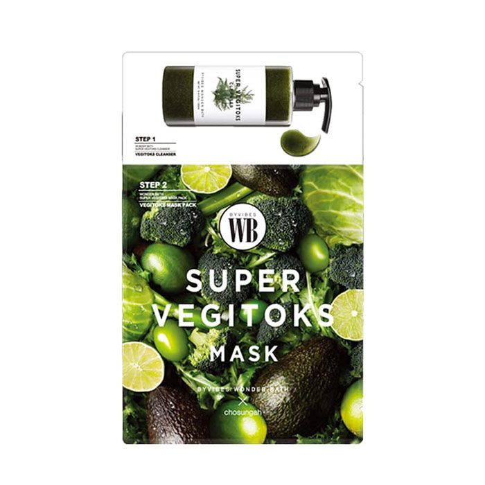 mat na rau cu thai doc super vegitoks mask step 2 han quoc