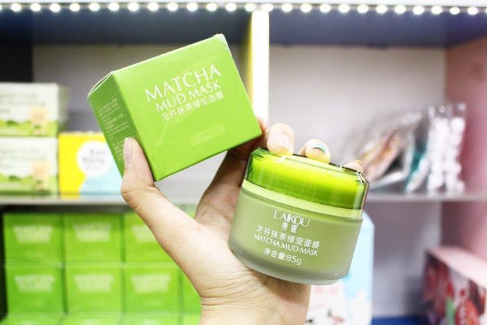 mat na tra xanh matcha mud mask laikou 4