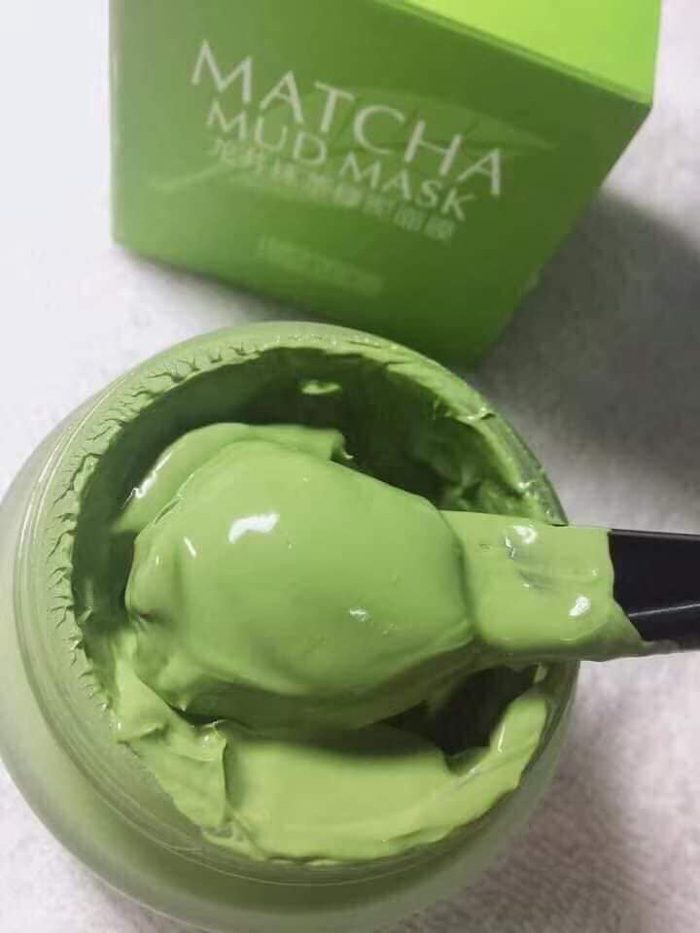 mat na tra xanh matcha mud mask laikou 6