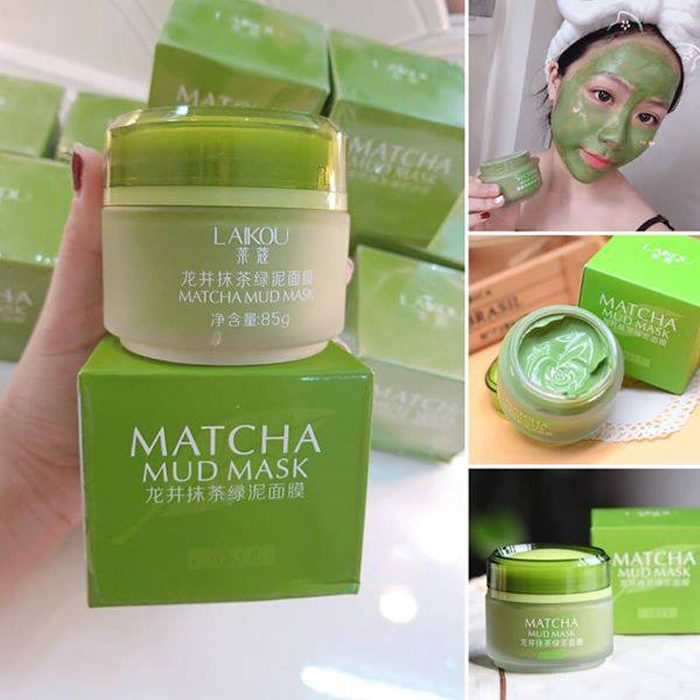 mat na tra xanh matcha mud mask laikou 7