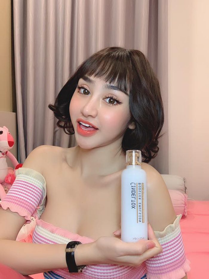Nhũ tương dưỡng trắng Cindel tox Booster Emulsion