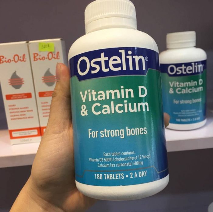 ostelin vitamin d va calcium cho ba bau 7