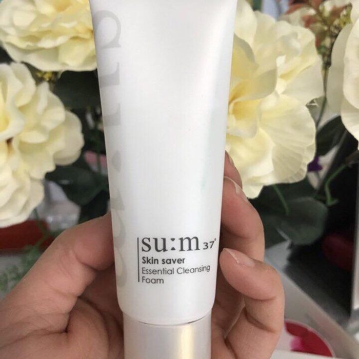 sua rua mat sum 37 skin saver essential cleansing foam 40ml 1