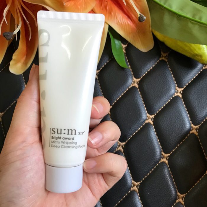 sua rua mat sum 37 skin saver essential cleansing foam 40ml 5