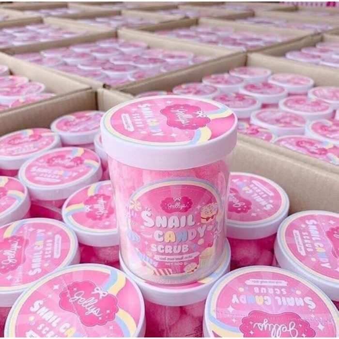tay te bao chet oc sen snail candy scrub thai lan 7
