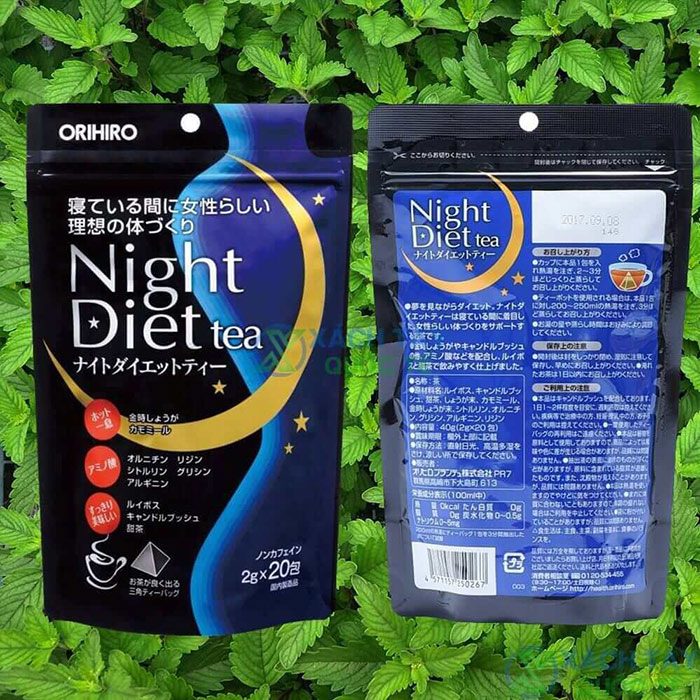 tra giam can orihiro night diet tea 7