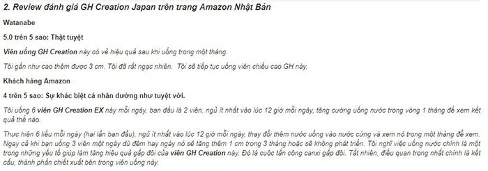 vien uong tang chieu cao gh creation ex nhat ban 2