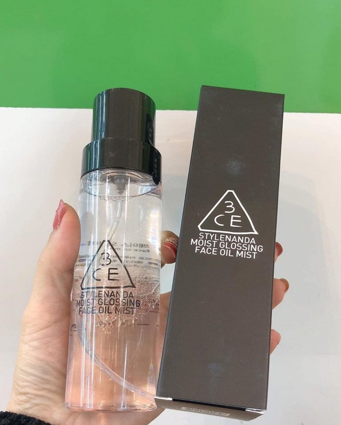 xit khoang kiem dau 3ce stylenanda moist glossing face oil mist 3