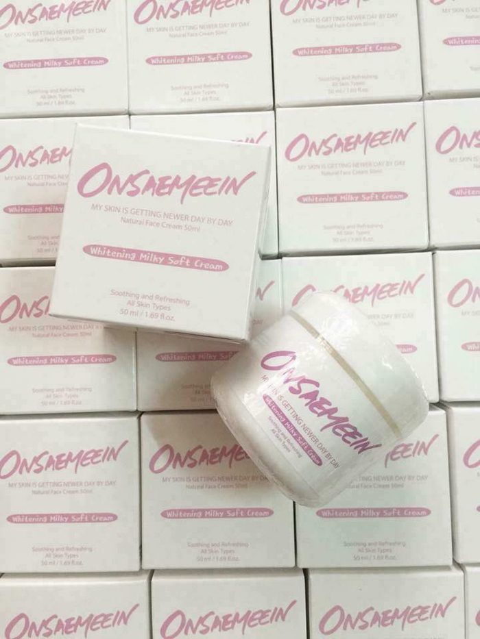 Kem dưỡng trắng da Onsaemeein Whitening Milky Soft Cream