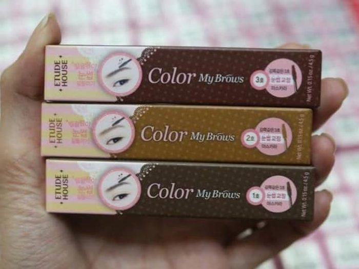 mascara chan may etude house color my brows 1