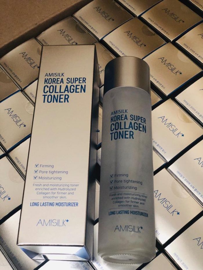 nuoc hoa hong amisilk korea super collagen toner 2