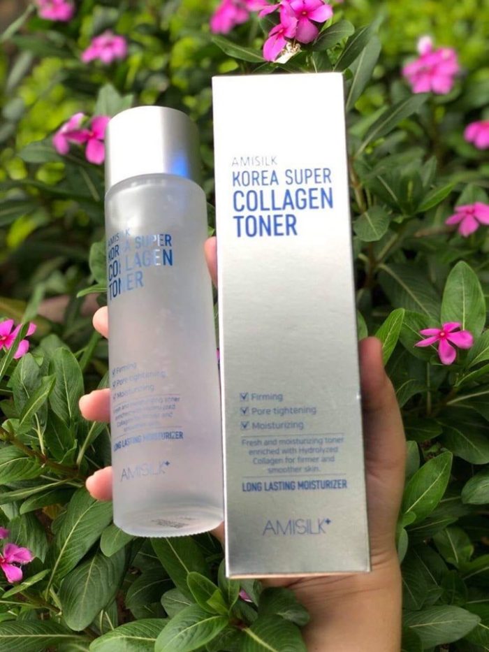 nuoc hoa hong amisilk korea super collagen toner 6