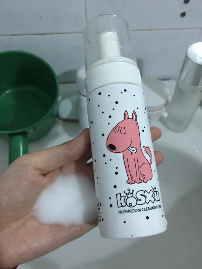 sua rua mat kosxu mushroom cleansing foam 6