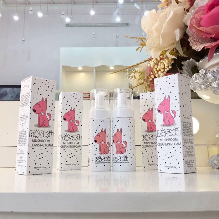 sua rua mat kosxu mushroom cleansing foam 7