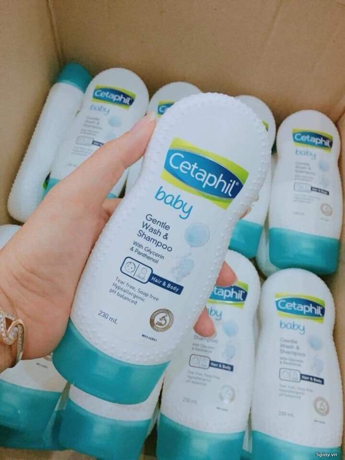 sua tam goi toan than cho be cetaphil baby 10
