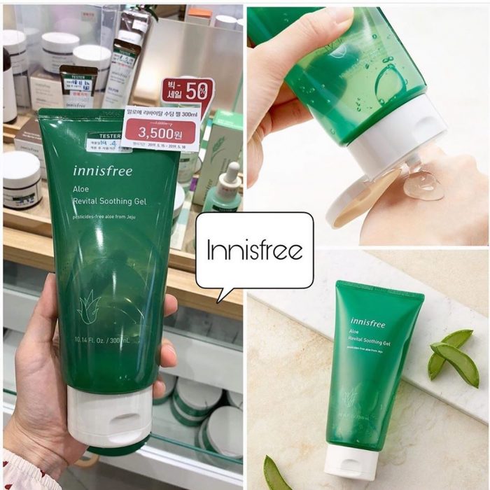 gel lo hoi innisfree aloe revital soothing 10