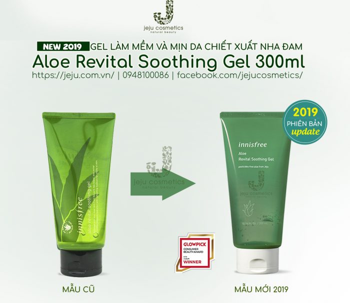 gel lo hoi innisfree aloe revital soothing 6
