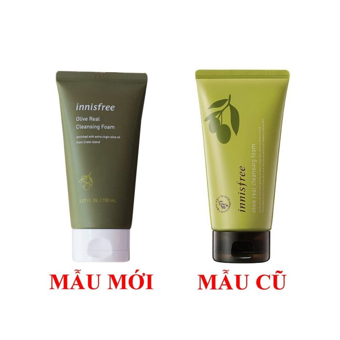 innisfree olive real cleansing foam 1