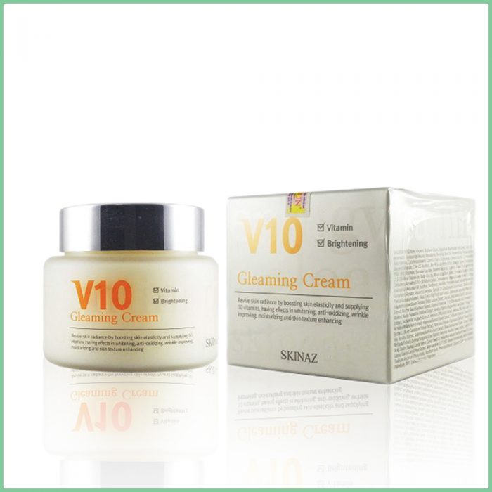 kem duong da v10 gleaming skinaz 1