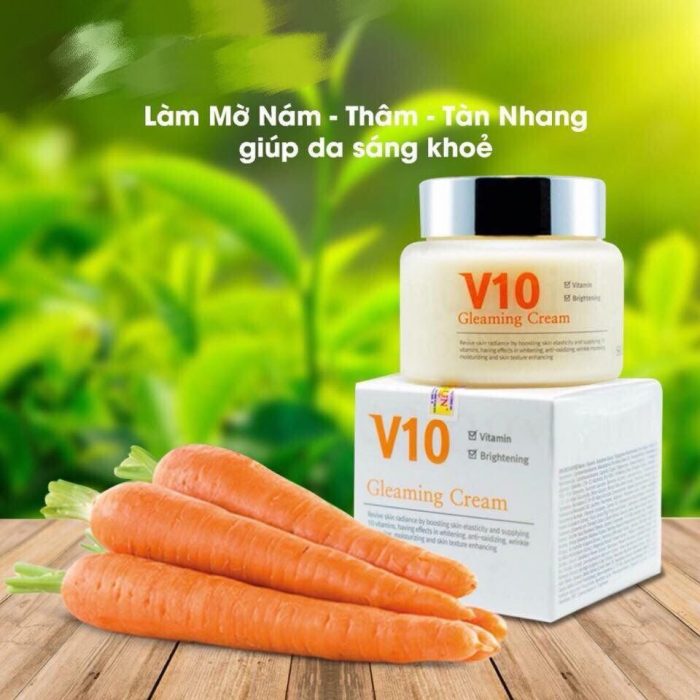 kem duong da v10 gleaming skinaz 3