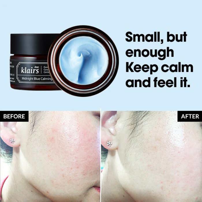 klairs midnight blue calming cream 8
