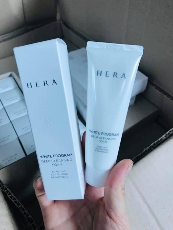 sua rua mat hera white program deep cleansing foam 2
