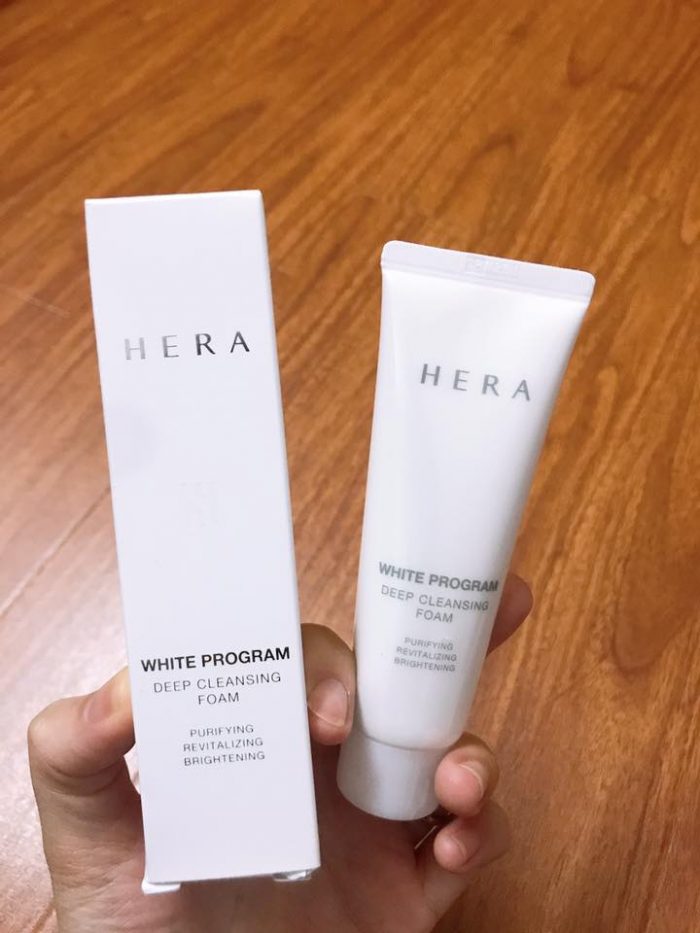 sua rua mat hera white program deep cleansing foam 6