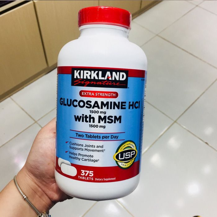 vien uong bo khop cua my kirkland signature glucosamin 4