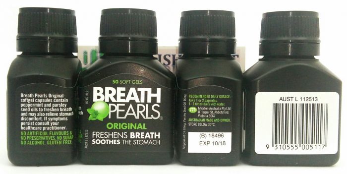 vien uong ho tro thom mieng breath pearls 3