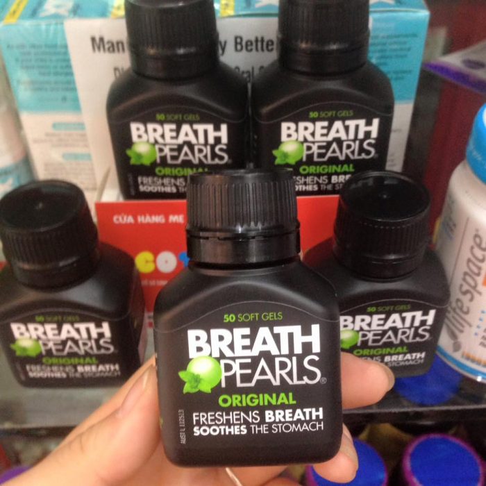 vien uong ho tro thom mieng breath pearls 7