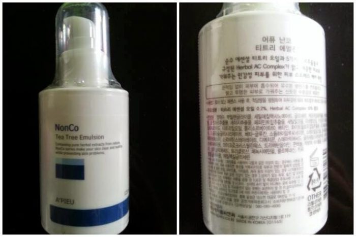 nonco tea tree emulsion apieu 2
