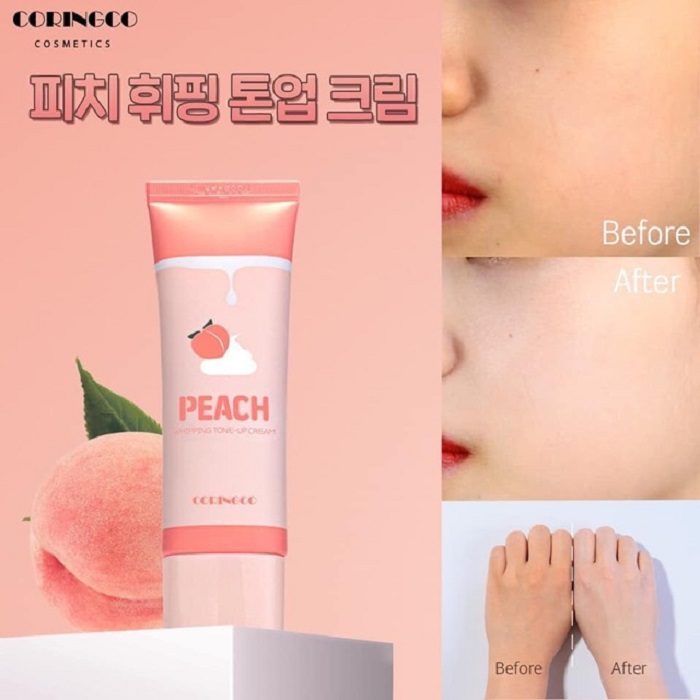 Coringco Peach Whipping Tone Up Cream 1