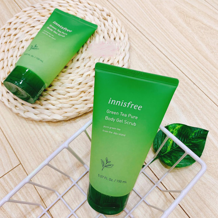 Innisfree Green Tea Pure Body Gel Scrub 6