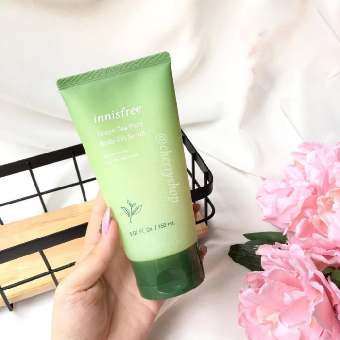 Innisfree Green Tea Pure Body Gel Scrub 8