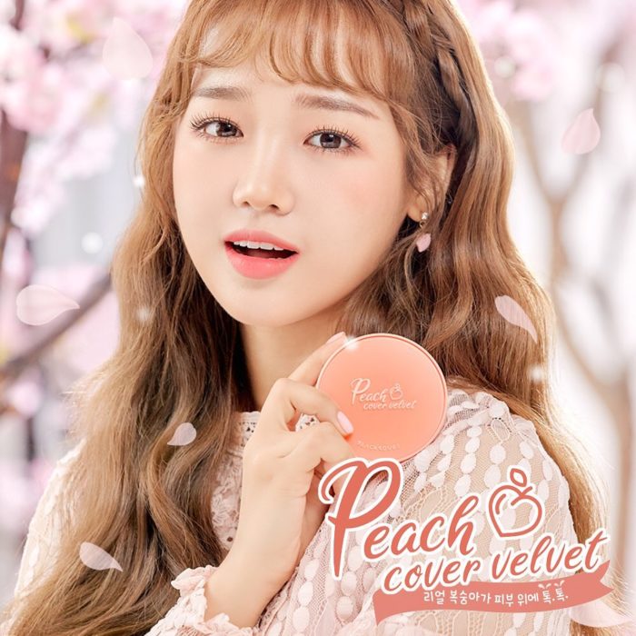 Peach cover velvet 2