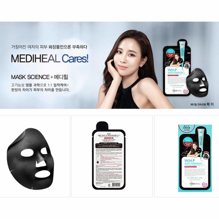 mediheal w h p white hydrating black mask ex 11