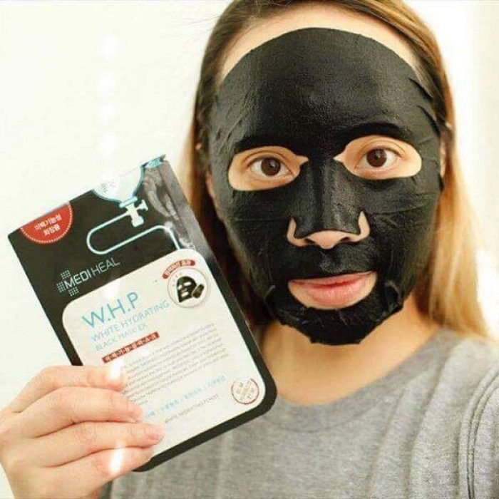 mediheal w h p white hydrating black mask ex 15