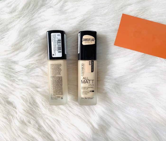 Kem nền kiềm dầu Catrice all matt plus shine control make up 18h 12