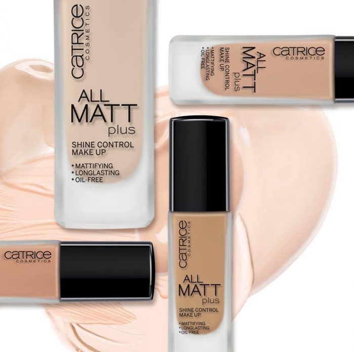 Kem nền kiềm dầu Catrice all matt plus shine control make up 18h 9
