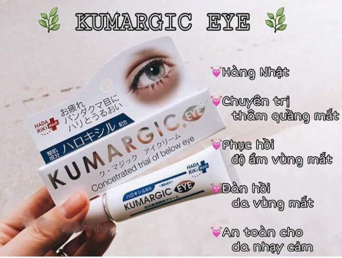 Kem trị thâm quầng mắt Kumargic EYE của Nhật 10