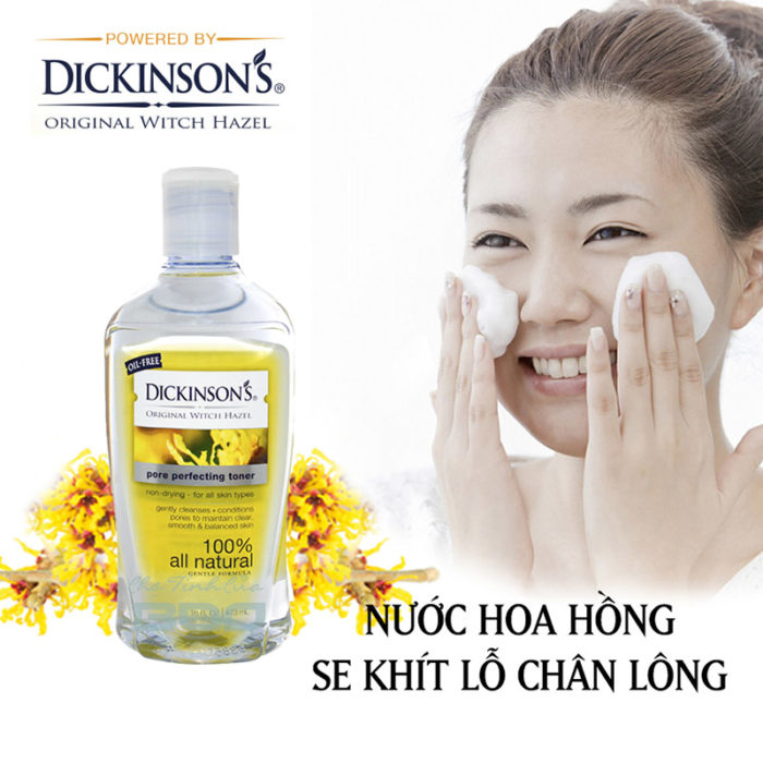 Nước hoa hồng Dickinson’s Witch Hazel Toner 8