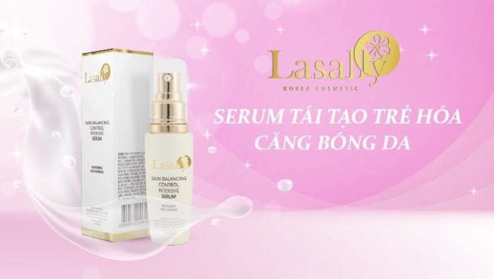Serum Tai tao tre hoa va cang bong da Lasally 4