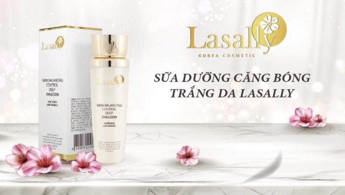 Sua duong cang bong va lam trang da Lasally 3