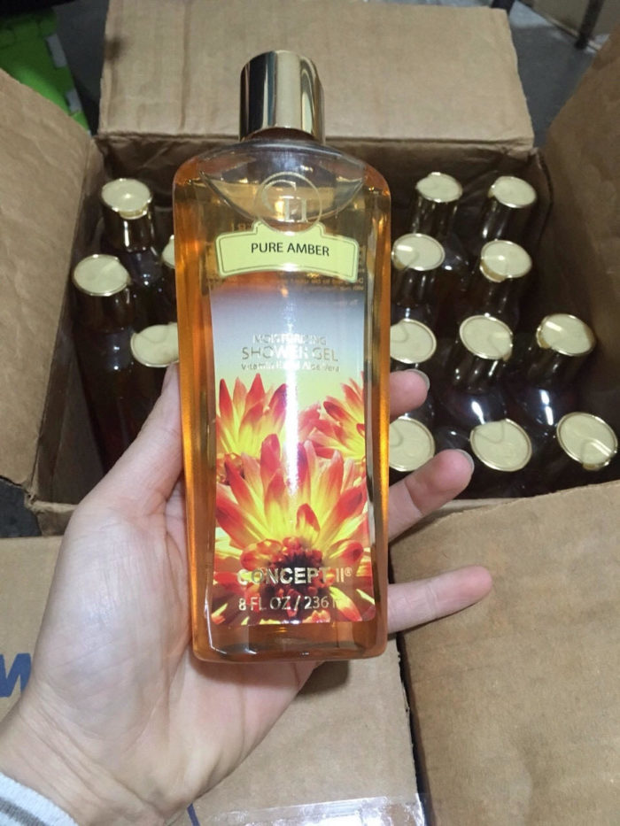 Sua tam nuoc hoa Pure Amber Moisturizing Shower Gel 6