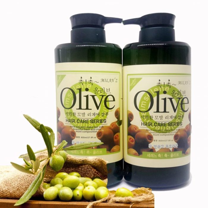 dau goi olive hair care series milanz 1