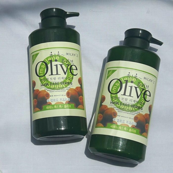 dau goi olive hair care series milanz 11