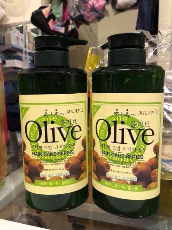 dau goi olive hair care series milanz 6