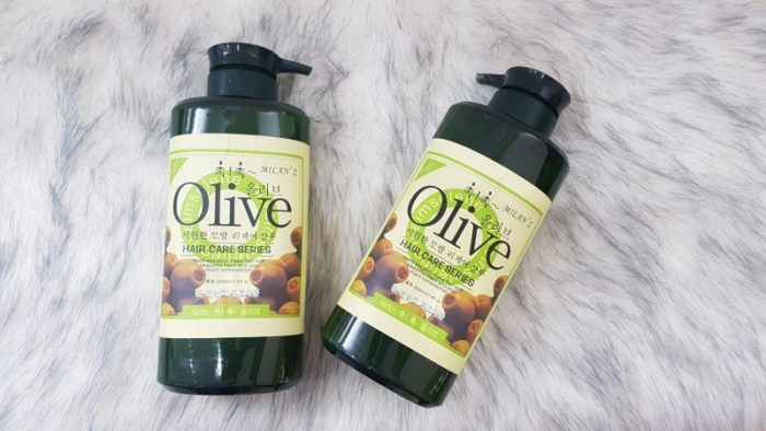 dau goi olive hair care series milanz 8